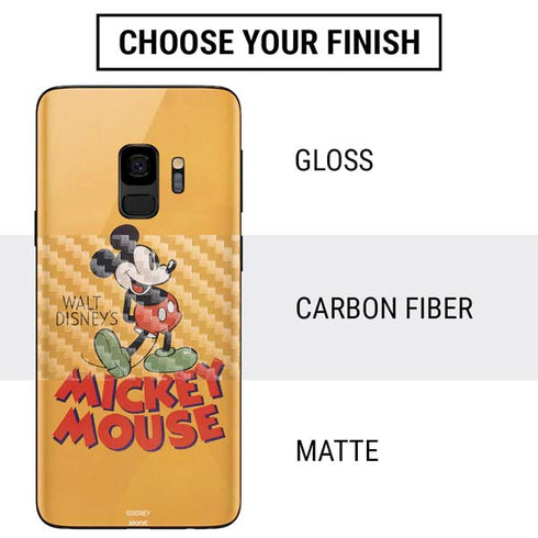 Disney Mickey Mouse Walt Disney Classic Character Galaxy S9 Skin